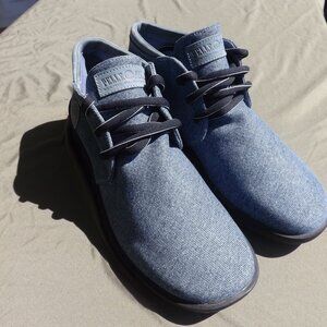 Pelle Pelle mens blue denium chukka boots shoes size US 8 NWOB